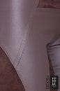 Spodnie skórzane DAVIDSON brązowe