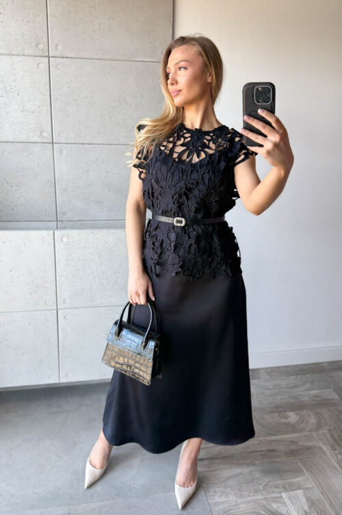 SUKIENKA CZARNA ELEGANCJA