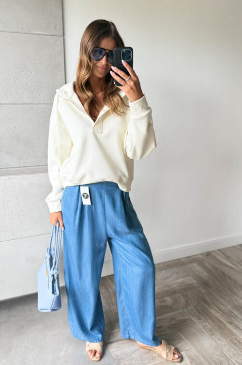 SPODNIE WISKOZOWE JEANS