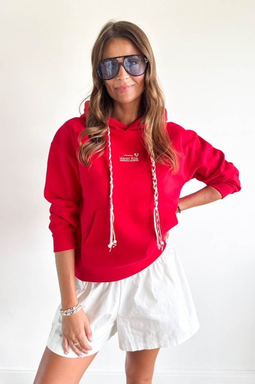 BLUZA HEART CZERWONA rozmiar S/M