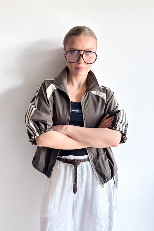 KURTKA LUMINA 3 PASKI khaki z budyniem